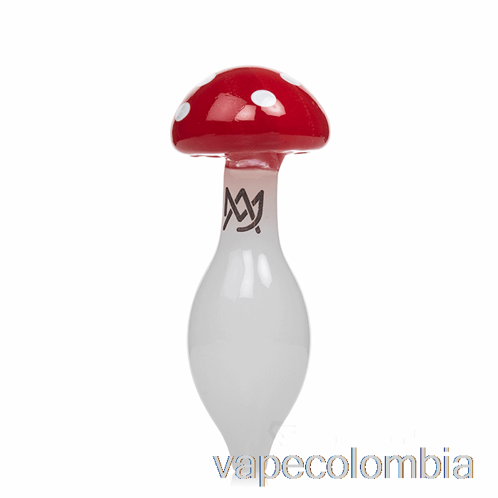 Vape Recargable Mj Arsenal Hongo Burbuja Carb Cap Rojo Blanco
